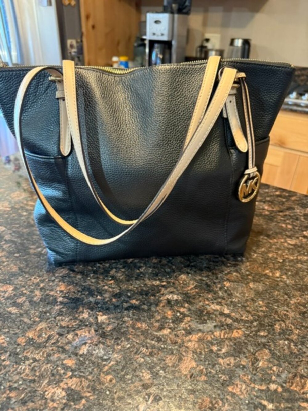 Michael Kors Large Top Zip Tote Bag